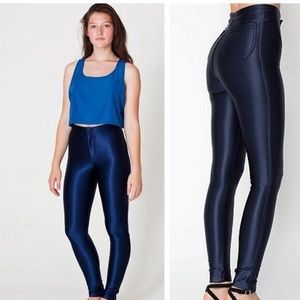 American Apparel Navy Disco Pants!